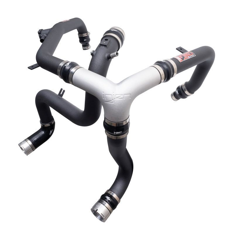 Injen SES9301ICPWB - INJSES9301ICPWB - Injen 21-23 Ford Bronco 2.7L V6 (TT) EcoBoost SES Intercooler Pipes - Wrinkle Black - Shipped in Europe - Tuningsupply.com