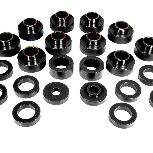 Prothane 1-104-BL - PRO1-104-BL - Prothane 81-86 Jeep CJ8 Body Mount - Black - Shipped in Europe - Tuningsupply.com