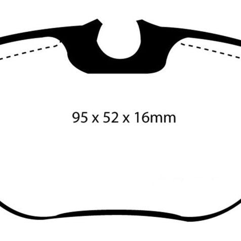 EBC DP61038 - EBCDP61038 - EBC 99-03 Land Rover Discovery (Series 2) 4.0 Greenstuff Rear Brake Pads - Shipped in Europe - Tuningsupply.com