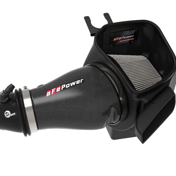 aFe 57-10009D - AFE57-10009D - aFe Track Series Carbon Fiber Pro Dry S AIS - 19-20 Jeep Grand Cherokee Trackhawk 6.2L - Shipped in Europe - Tuningsupply.com