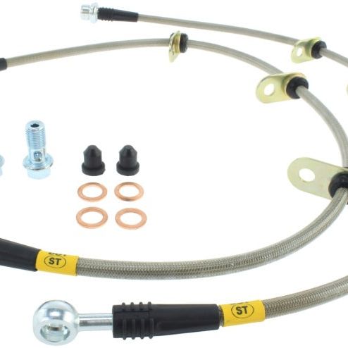 Stoptech 950.44524 - STO950.44524 - StopTech 08-12 Toyota Sequoia Rear Stainless Steel Brake Lines - Shipped in Europe - Tuningsupply.com