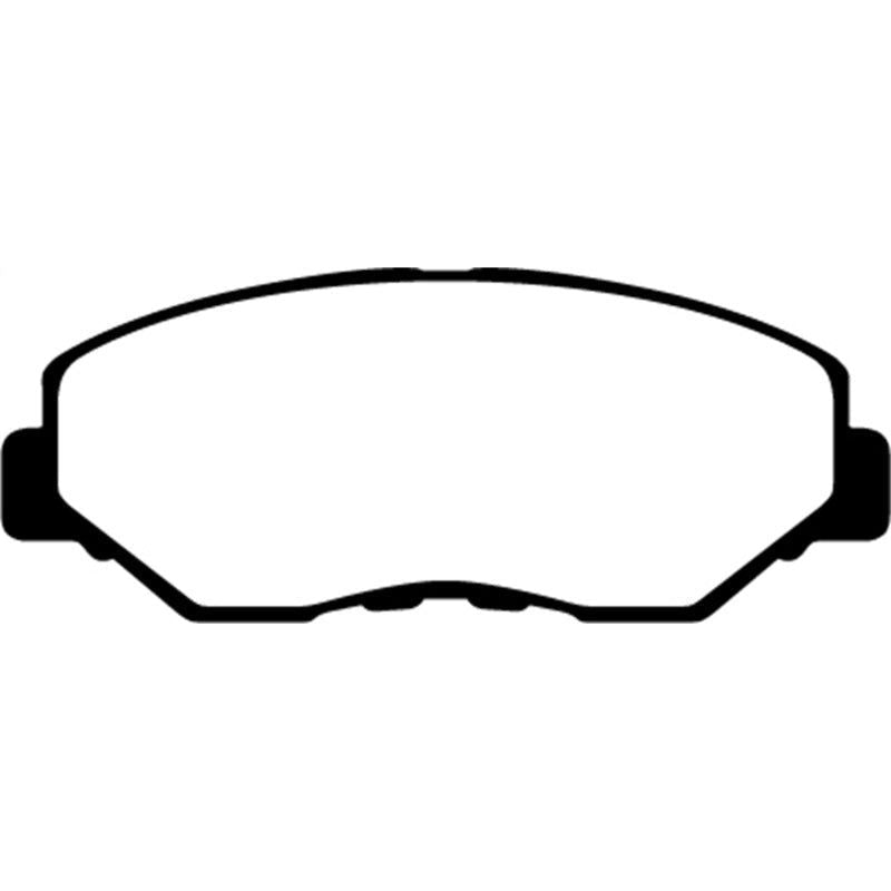 EBC DP41655R - EBCDP41655R - EBC 13-15 Acura ILX 1.5 Hybrid Yellowstuff Front Brake Pads - Shipped in Europe - Tuningsupply.com