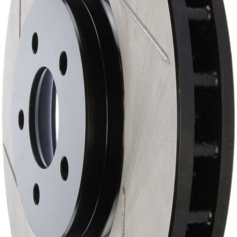 Stoptech 126.61089SR - STO126.61089SR - StopTech Power Slot 07-10 Ford Mustang Shelby Front Right Slotted Rotor - Shipped in Europe - Tuningsupply.com
