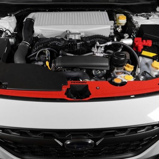 Perrin Performance PSP-ENG-513RD - PERPSP-ENG-513RD - PERRIN 22-25 Subaru WRX Radiator Shroud - Red - Shipped in Europe - Tuningsupply.com