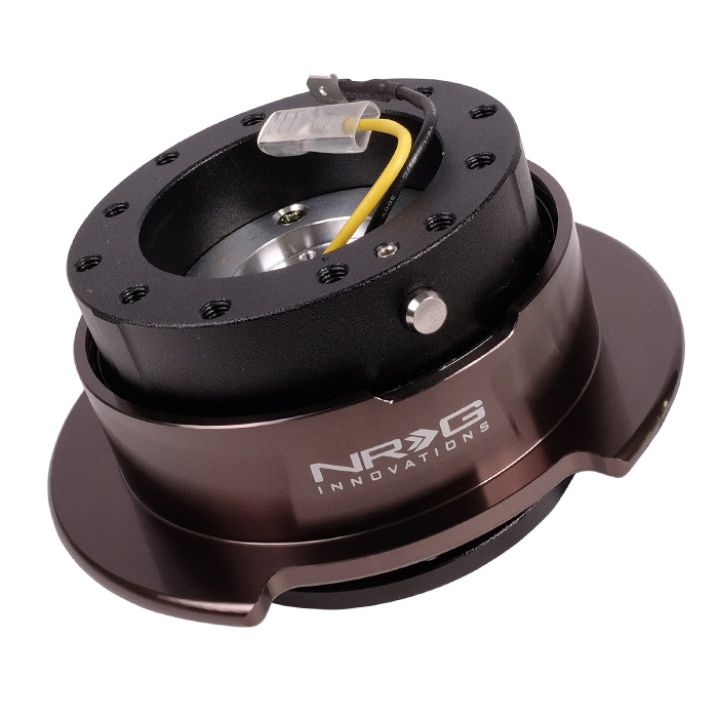 NRG SRK-250BKC - NRGSRK-250BKC - NRG Quick Release Kit Gen 2.5 - Black / Black Chrome Ring - Shipped in Europe - Tuningsupply.com