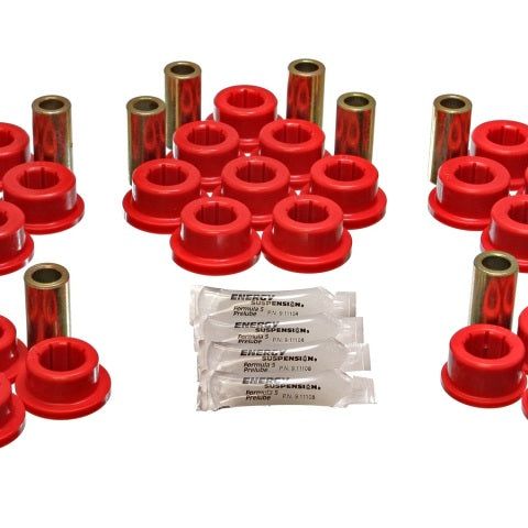 Energy Suspension 8.3127R - ENG8.3127R - Energy Suspension 87-92 Toyota Supra Red Rear Control Arm Bushing Set - Shipped in Europe - Tuningsupply.com