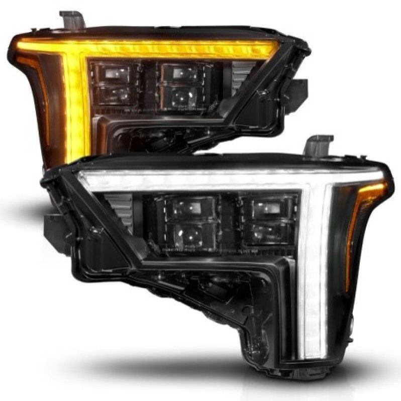 ANZO 111599X-R - ANZ111599X-R - ANZO 22-24 Toyota Tundra (w/Factory LED Refl.) Z-Series Full LED Proj Headlights - Pass. Side ONLY - Shipped in Europe - Tuningsupply.com