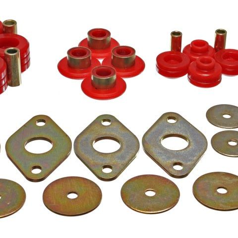 Energy Suspension 8.4103R - ENG8.4103R - Energy Suspension Cab Mount Bushing - Red - Shipped in Europe - Tuningsupply.com