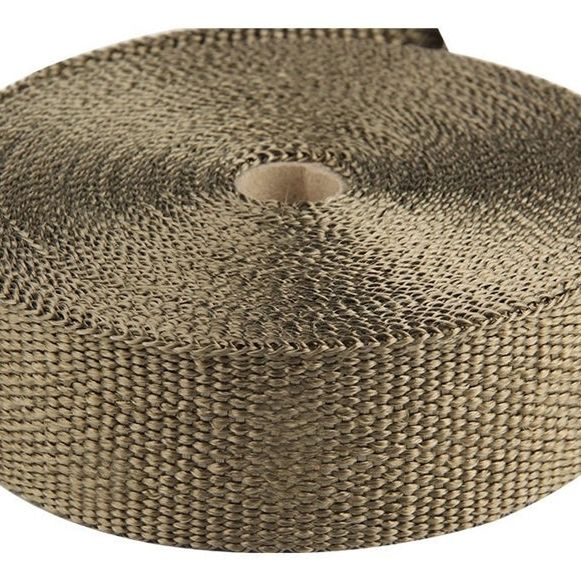 Torque Solution TS-EW-1X50L - TQSTS-EW-1X50L - Torque Solution Exhaust Wrap Universal 1inx50ft - Volcanic Rock - Shipped in Europe - Tuningsupply.com