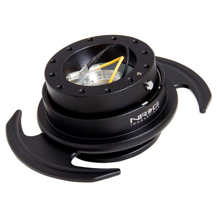 NRG SRK-650BK - NRGSRK-650BK - NRG Quick Release Kit Gen 3.0 - Black Body / Black Ring w/Handles - Shipped in Europe - Tuningsupply.com
