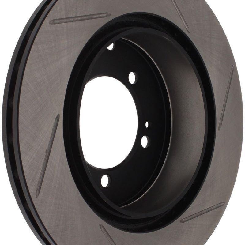 Stoptech 126.46065SR - STO126.46065SR - StopTech Power Slot 03-06 Evo 8 & 9 Slotted Right Rear Rotor - Shipped in Europe - Tuningsupply.com