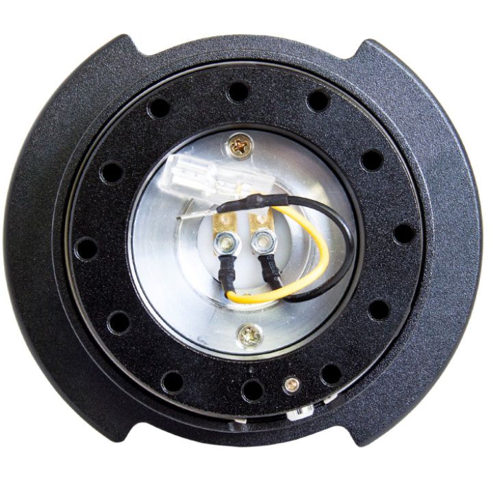 NRG SRK-250BK - NRGSRK-250BK - NRG Quick Release Kit Gen 2.5 - Black / Black Ring w/Finger Grooves - Shipped in Europe - Tuningsupply.com