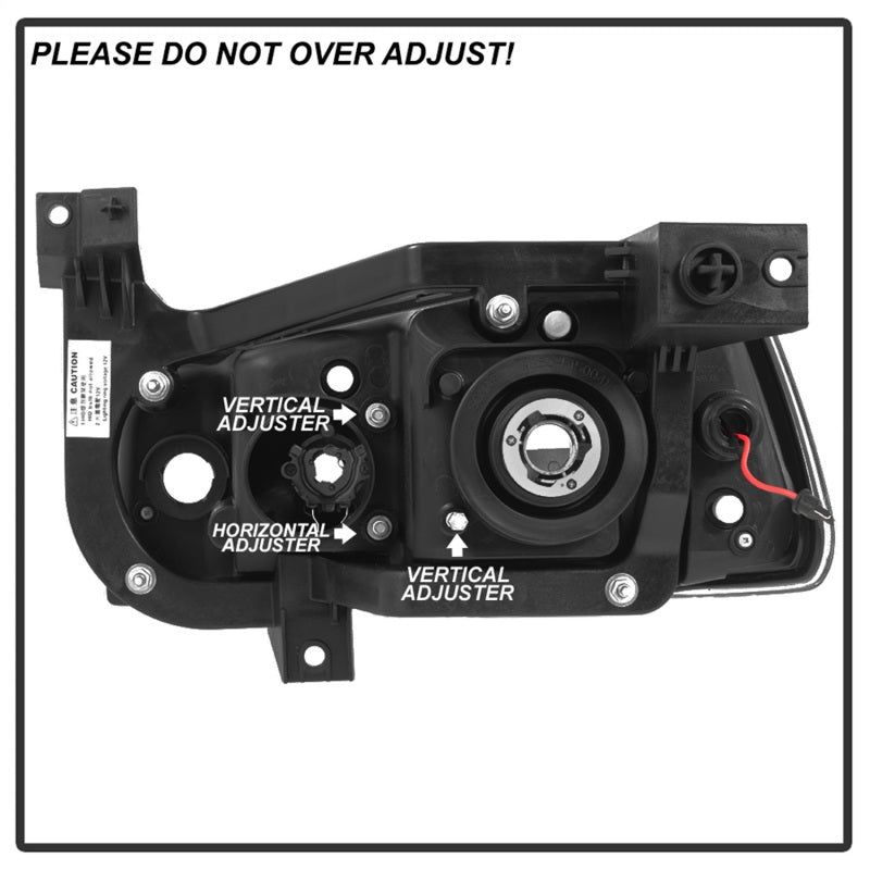 SPYDER 5085245 - SPY5085245 - Spyder Dodge Charger 06-10 Projector Headlights - LED Light Bar - Black PRO-YD-DCH05V2-LB-BK - Shipped in Europe - Tuningsupply.com