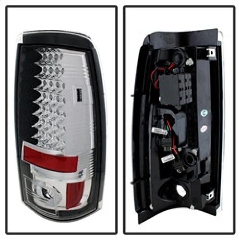 SPYDER 5001733 - SPY5001733 - Spyder Chevy Silverado 1500/2500 03-06 (Does Not Fit Stepside)LED Tail Lights Chrm ALT-YD-CS03-LED-C - Shipped in Europe - Tuningsupply.com