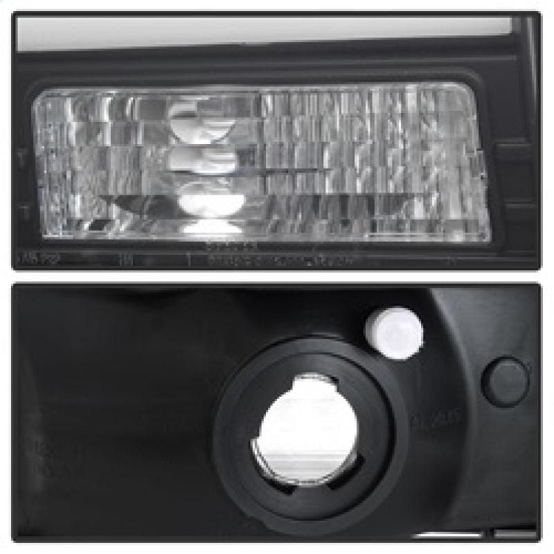SPYDER 5084491 - SPY5084491 - Spyder 99-04 Ford F250 Super Duty Projector Headlights - Light Bar - Black PRO-YD-FF25099V2-LB-BK - Shipped in Europe - Tuningsupply.com