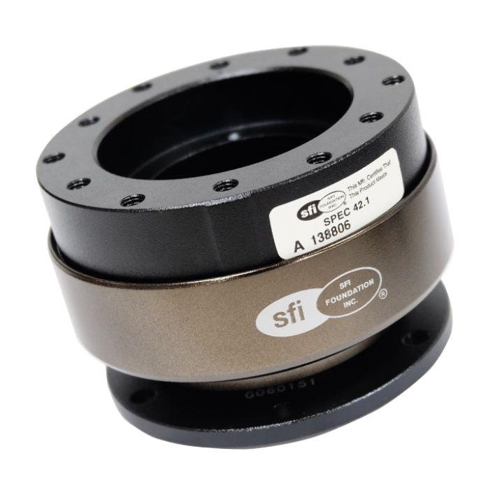 NRG SRK-200-1BK - NRGSRK-200-1BK - NRG Quick Release Gen 2.0 - Black Body / Chrome Ring SFI Spec 42.1 - Shipped in Europe - Tuningsupply.com