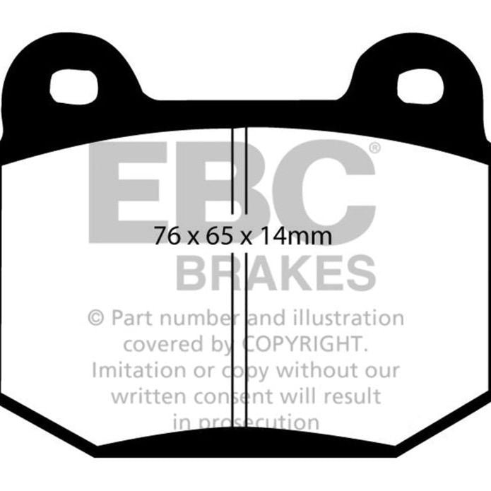 EBC DP51537NDX - EBCDP51537NDX - EBC 03-04 Infiniti G35 3.5 (Manual) (Brembo) Bluestuff Rear Brake Pads - Shipped in Europe - Tuningsupply.com