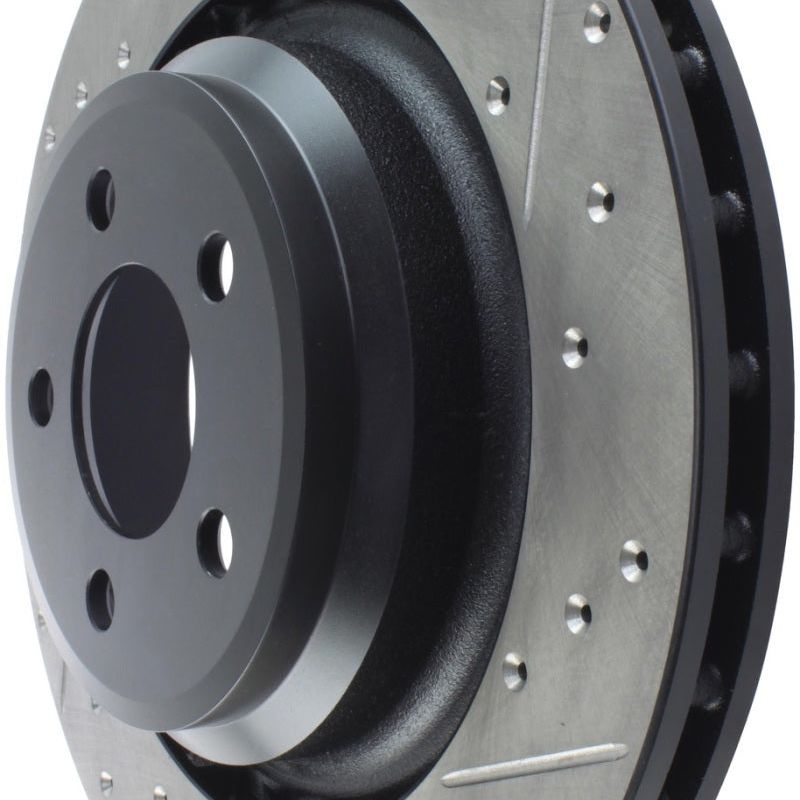 Stoptech 127.63064L - STO127.63064L - StopTech SportStop 06-09 Chrysler SRT-8 Rear Left Drilled & Slotted Rotor - Shipped in Europe - Tuningsupply.com