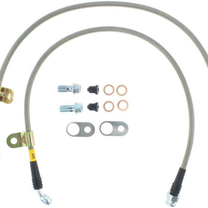Stoptech 950.45007 - STO950.45007 - StopTech 06-15 Mazda Miata Stainless Steel Front Brake Line Kit for 4300 - Shipped in Europe - Tuningsupply.com