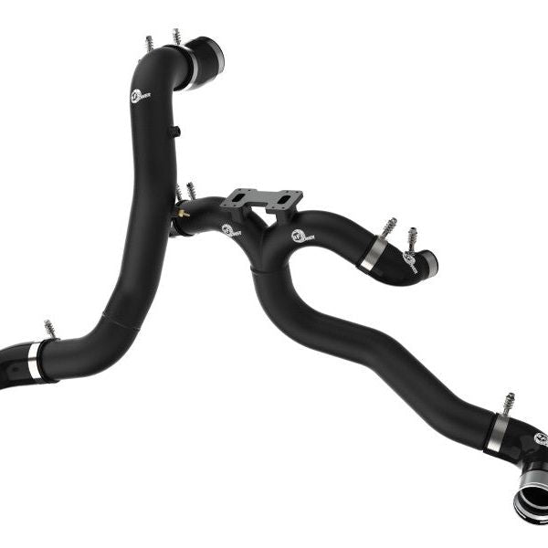 aFe 46-20504-B - AFE46-20504-B - AFE 18-22 Kia Stinger V6-3.3L BladeRunner Alum Hot/Cold Charge Pipe Kit Black - Shipped in Europe - Tuningsupply.com