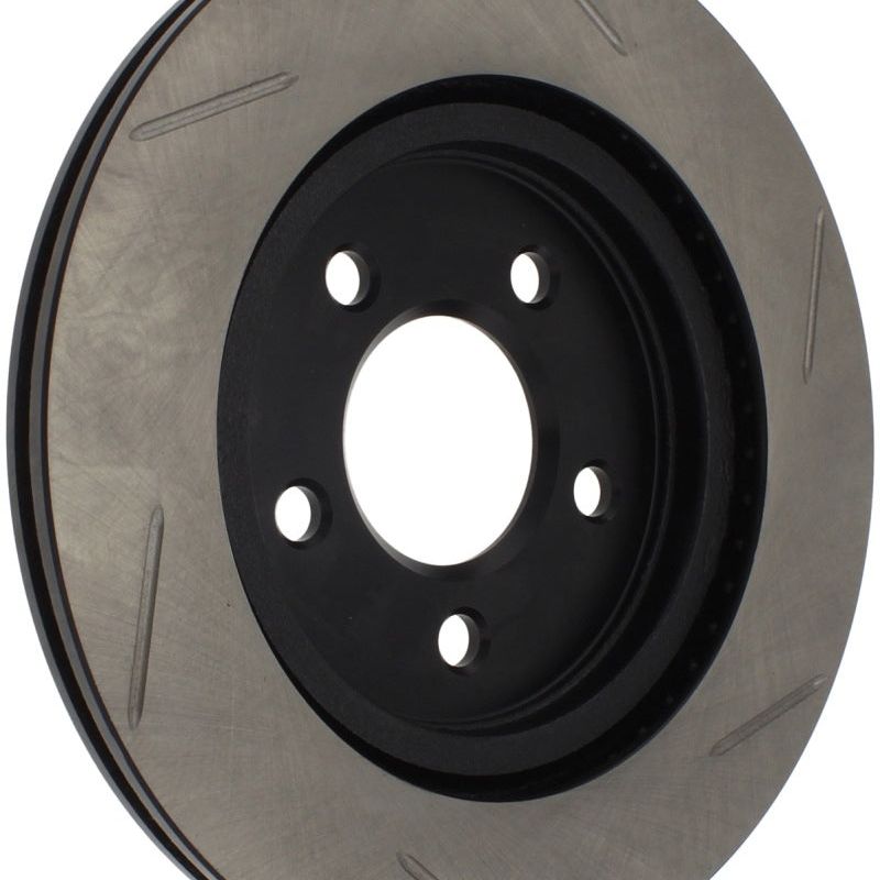 Stoptech 126.61087SR - STO126.61087SR - StopTech Power Slot 05-10 Mustang V6/4.0L / GT V8-4.6L Rear Right Slotted Rotor - Shipped in Europe - Tuningsupply.com