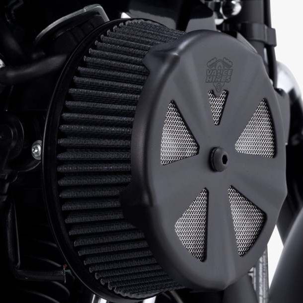 Vance and Hines 71019 - VAH71019 - Vance & Hines Black Skullcap Crown Intake Cover - Shipped in Europe - Tuningsupply.com