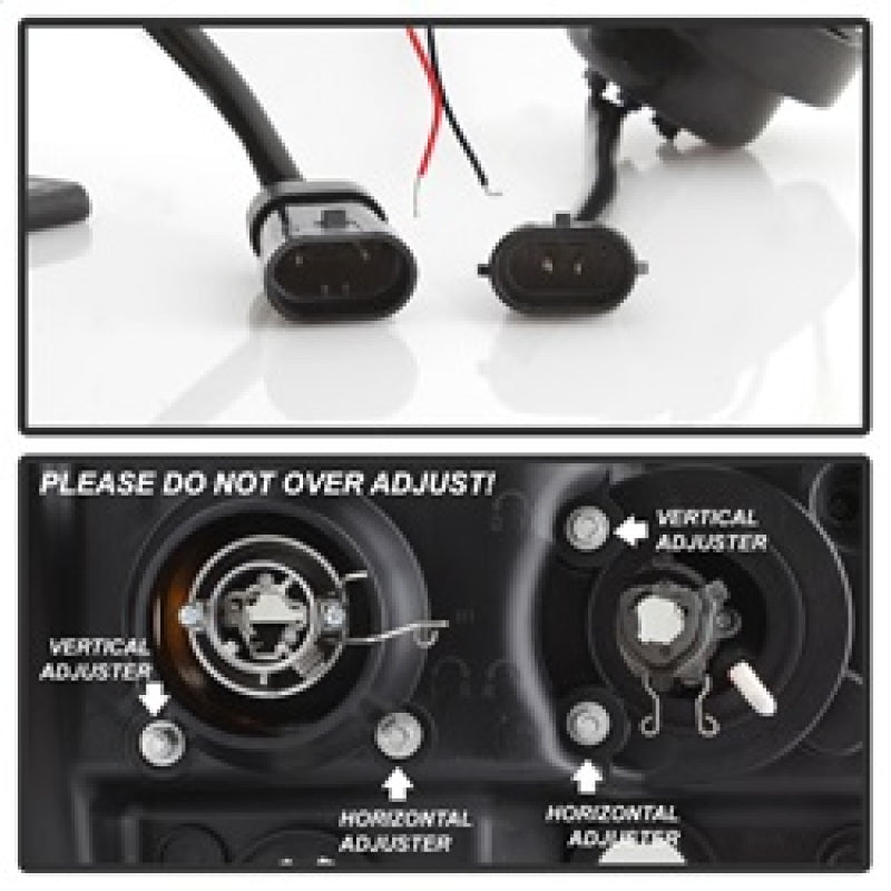 SPYDER 5083647 - SPY5083647 - Spyder GMC Sierra 1500/2500/3500 07-13 V2 Projector Headlights - Chrome PRO-YD-GS07V2-LBDRL-C - Shipped in Europe - Tuningsupply.com