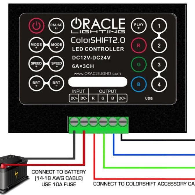 ORACLE Lighting 1706-504 - ORL1706-504 - Oracle V2.0 LED Controller - Shipped in Europe - Tuningsupply.com