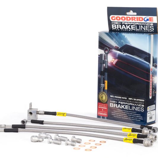 Goodridge 25001 - GRI25001 - Goodridge 89-05 Mazda Miata NA/NB Stainless Steel Brake Line Kit - Shipped in Europe - Tuningsupply.com