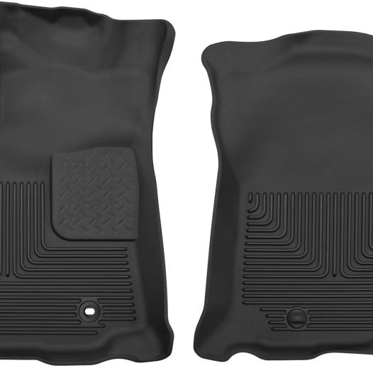 Husky Liners 53741 - HSL53741 - Husky Liners 2016 Toyota Tacoma Double Cab Pickup Black Front Floor Liners - Shipped in Europe - Tuningsupply.com