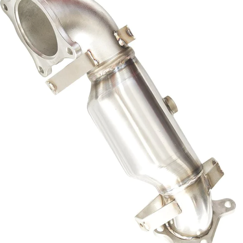 Invidia HS17CTRDPC - INVHS17CTRDPC - Invidia 17+ Honda Civic Type-R FK8 76mm Downpipe w/ High Flow Cat - Shipped in Europe - Tuningsupply.com