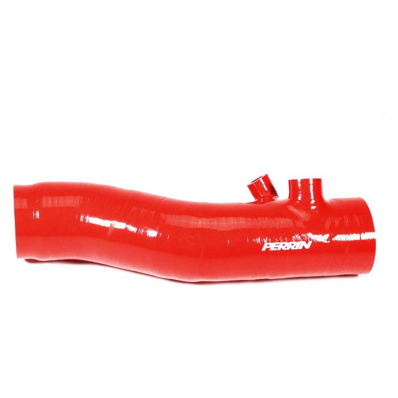 Perrin Performance PSP-INT-425RD - PERPSP-INT-425RD - PERRIN 22-24 Subaru WRX / 20-25 LGT & OBXT Turbo Inlet Hose w/Turbo Adapter Flange (Long) - Red - Shipped in Europe - Tuningsupply.com