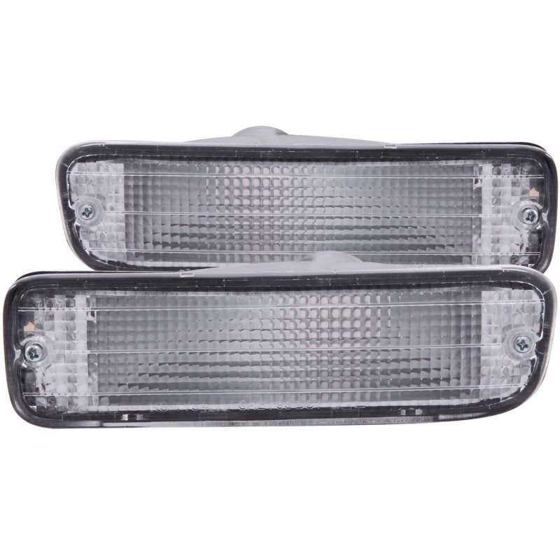 ANZO 511018 - ANZ511018 - ANZO 1995-1997 Toyota Tacoma Euro Parking Lights Chrome - Shipped in Europe - Tuningsupply.com
