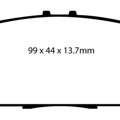 EBC DP31775C - EBCDP31775C - EBC 06-15 Mazda Miata MX5 2.0 Redstuff Rear Brake Pads - Shipped in Europe - Tuningsupply.com