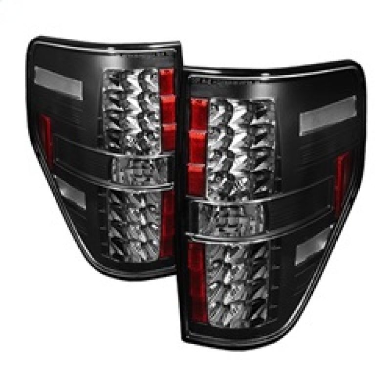 SPYDER 5008374 - SPY5008374 - Spyder Ford F150 09-14 LED Tail Lights Black ALT-YD-FF15009-LED-BK - Shipped in Europe - Tuningsupply.com