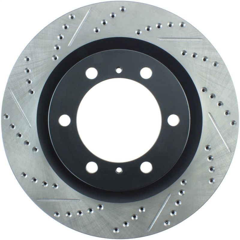 Stoptech 127.44174R - STO127.44174R - StopTech Slotted & Drilled Sport Brake Rotor - Shipped in Europe - Tuningsupply.com