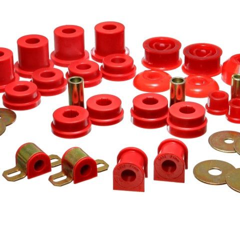 Energy Suspension 8.18110R - ENG8.18110R - Energy Suspension 05-07 Scion tC Red Hyper-Flex Master Bushing Set - Shipped in Europe - Tuningsupply.com