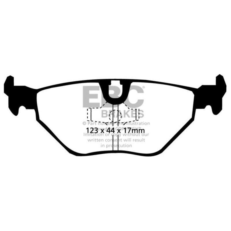 EBC DP5690NDX - EBCDP5690NDX - EBC 92-95 BMW M3 3.0 (E36) Bluestuff Rear Brake Pads - Shipped in Europe - Tuningsupply.com