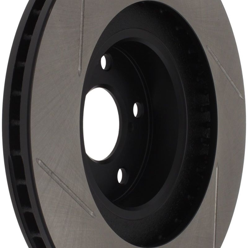 Stoptech 126.47018SR - STO126.47018SR - StopTech Power Slot 02-10 WRX Front Right SportStop Slotted Rotor - Shipped in Europe - Tuningsupply.com