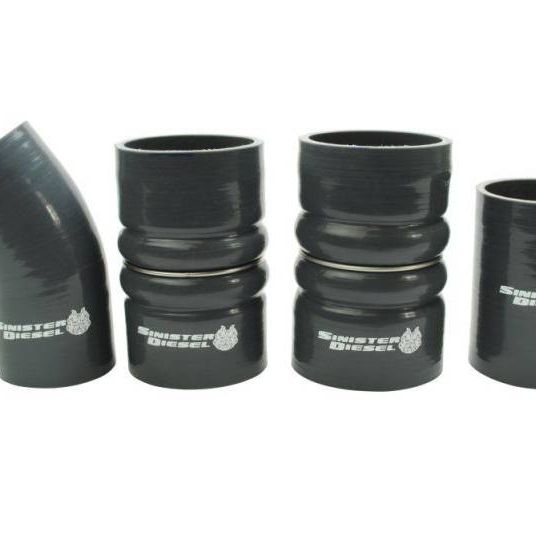 Sinister Diesel SD-INTRPIPE-6.0-KIT - SINSD-INTRPIPE-6.0-KIT - Sinister Diesel 03-07 Ford 6.0L Powerstroke Intercooler Charge Pipe Kit - Shipped in Europe - Tuningsupply.com