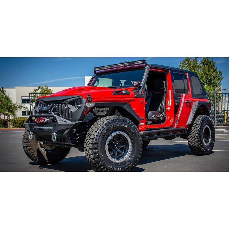 DV8 Offroad GRJL-01 - DVEGRJL-01 - DV8 Offroad 2018+ Jeep JL/ Gladiator Angry Grill - Shipped in Europe - Tuningsupply.com