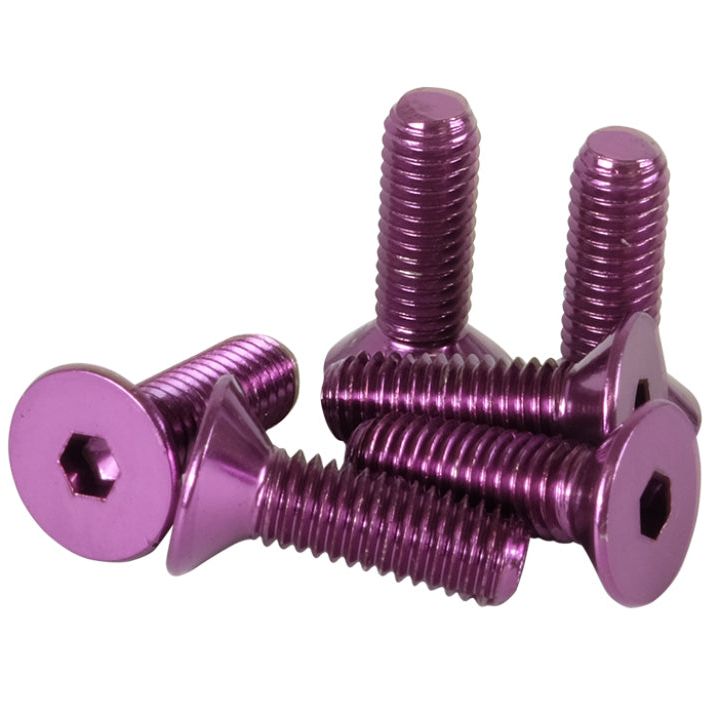 NRG SWS-100PP - NRGSWS-100PP - NRG Steering Wheel Screw Upgrade Kit (Conical) - Purple - Shipped in Europe - Tuningsupply.com