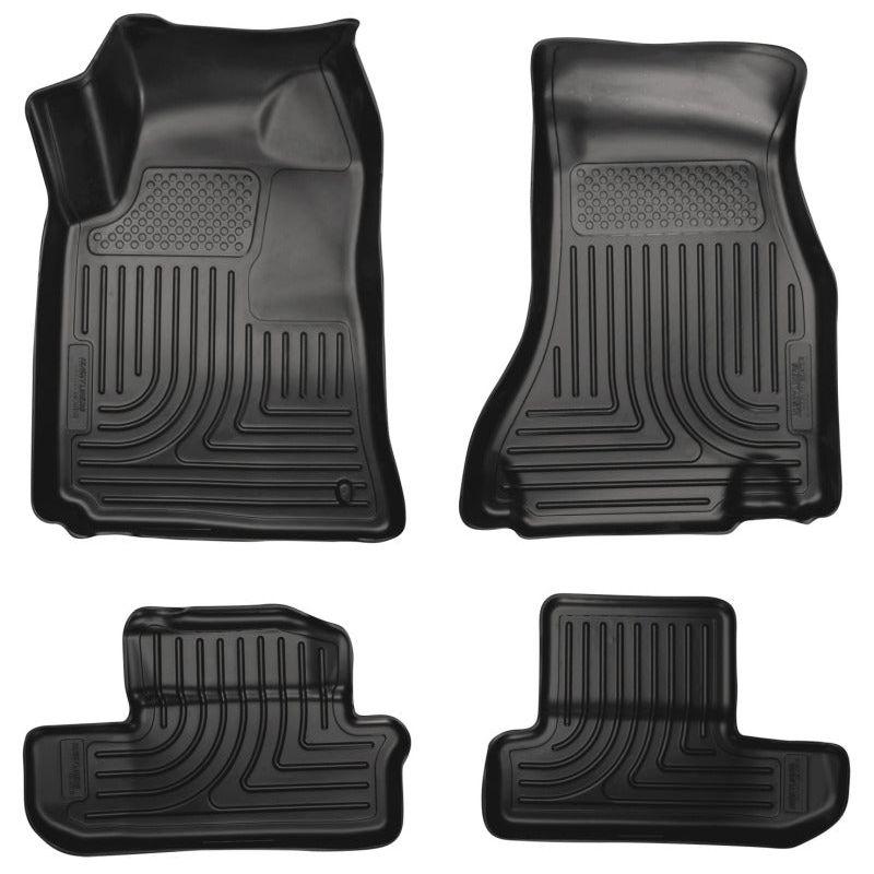 Husky Liners 98021 - HSL98021 - Husky Liners 08-12 Dodge Challenger WeatherBeater Combo Black Floor Liners - Shipped in Europe - Tuningsupply.com