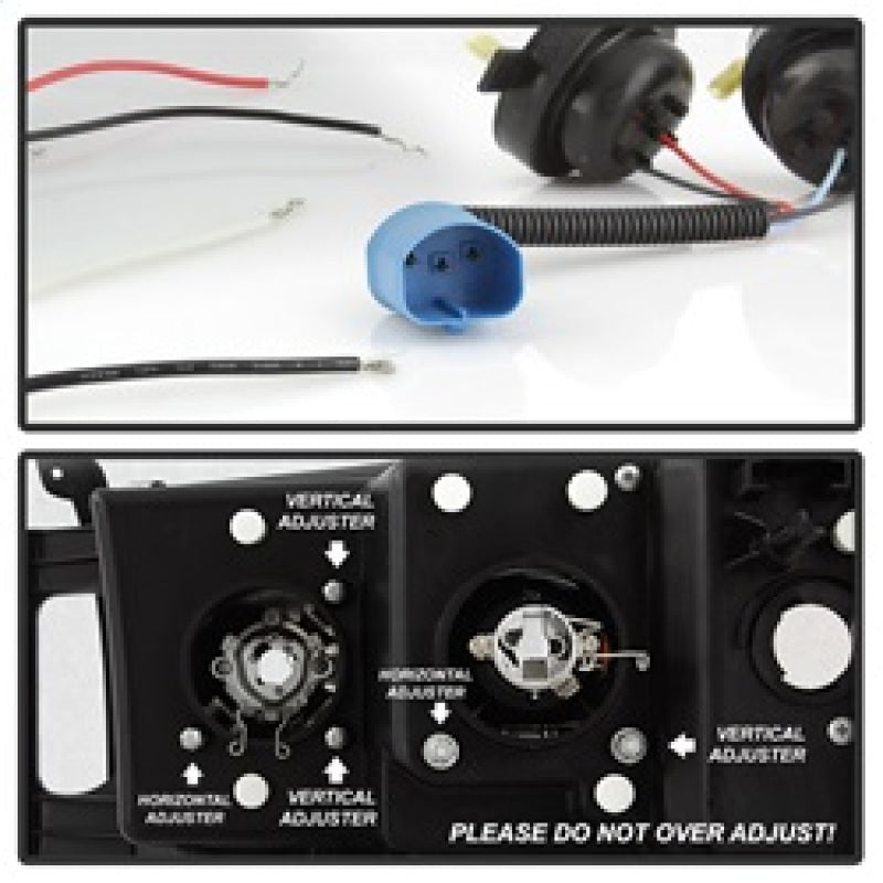 SPYDER 5009975 - SPY5009975 - Spyder Dodge Ram 1500 02-05/Ram 2500 03-05 Projector Headlights LED Halo LED Blk PRO-YD-DR02-HL-BK - Shipped in Europe - Tuningsupply.com