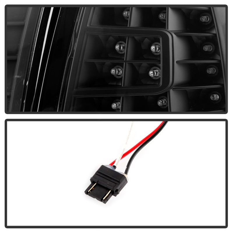 SPYDER 5014184 - SPY5014184 - xTune Ford F150 97-03 Crystal Headlights w/ Clear LED Corners Black HD-ON-FF15097-LED-SET-BK - Shipped in Europe - Tuningsupply.com