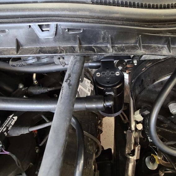 J&L 3042P-B - JLT3042P-B - J&L 17-22 Ford F-250 6.2L/7.3L Passenger Side Oil Separator 3.0 - Black Anodized - Shipped in Europe - Tuningsupply.com