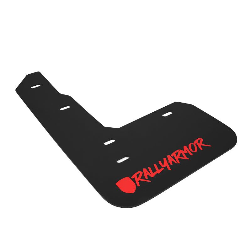 Rally Armor MF47-UR-BLK/RD-X - RALMF47-UR-BLK/RD-X - Rally Armor 17-22 Honda Civic Type R Black Mud Flap Red Altered Font Logo - Shipped in Europe - Tuningsupply.com