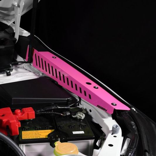 Perrin Performance PSP-ENG-551HP - PERPSP-ENG-551HP - PERRIN 22-25 Subaru WRX Fender Shroud Set - Hyper Pink - Shipped in Europe - Tuningsupply.com