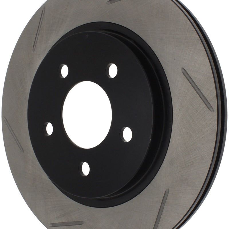 Stoptech 126.61087SR - STO126.61087SR - StopTech Power Slot 05-10 Mustang V6/4.0L / GT V8-4.6L Rear Right Slotted Rotor - Shipped in Europe - Tuningsupply.com