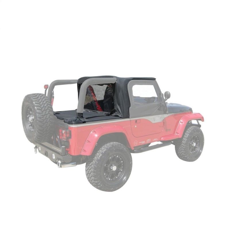 Rampage 994015 - RAM994015 - Rampage 1997-2002 Jeep Wrangler(TJ) Cab Soft Top And Tonneau Cover - Black Denim - Shipped in Europe - Tuningsupply.com
